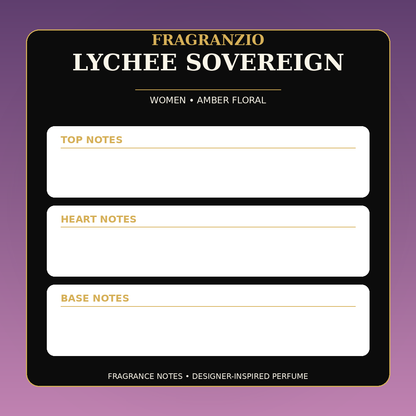Fragranzio Lychee Sovereign fragrance notes