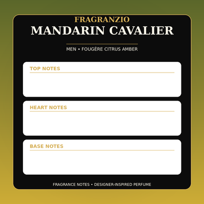 Fragranzio Mandarin Cavalier fragrance notes