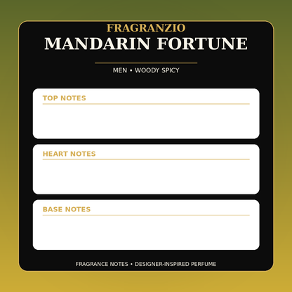 Fragranzio Mandarin Fortune fragrance notes