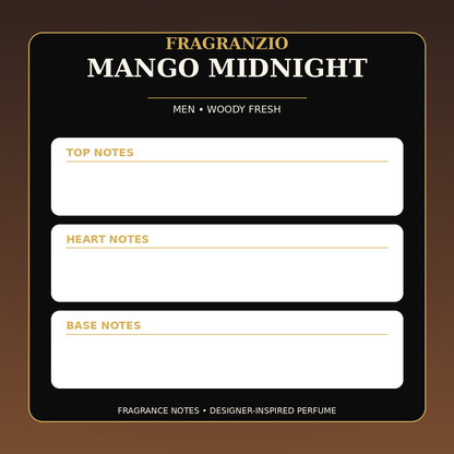 Fragranzio Mango Midnight fragrance notes