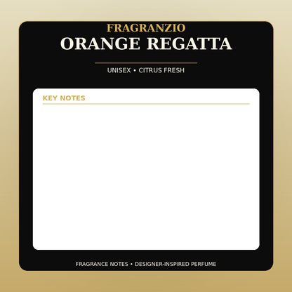 Fragranzio Orange Regatta fragrance notes
