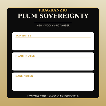 Fragranzio Plum Sovereignty fragrance notes