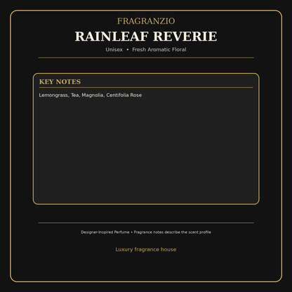 Fragranzio Rainleaf Reverie fragrance notes