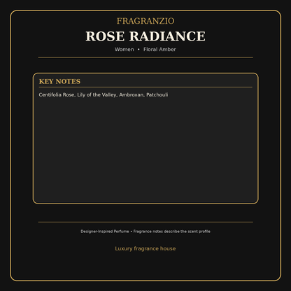 Fragranzio Rose Radiance fragrance notes