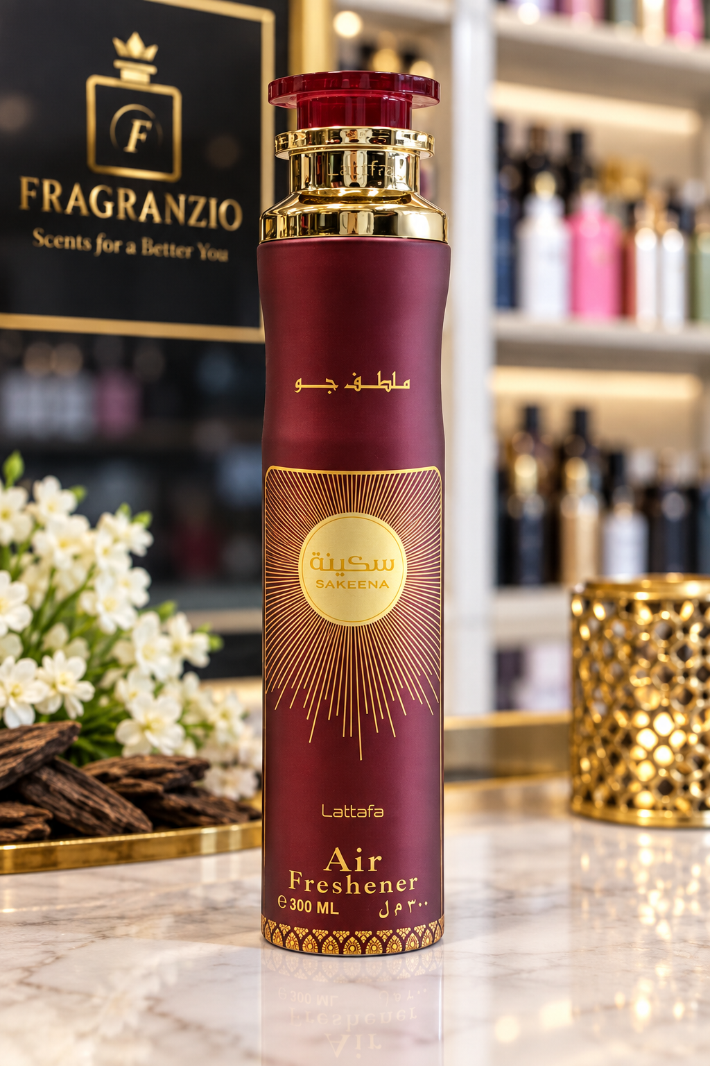 Sakeena Air Freshener 300ml angled view