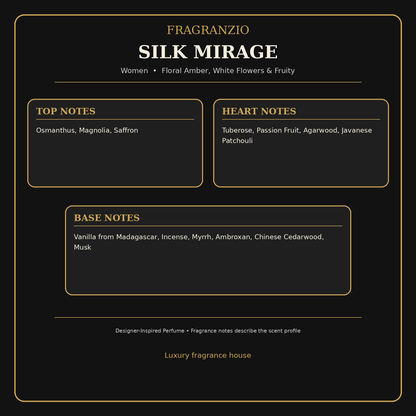 Fragranzio Silk Mirage fragrance notes