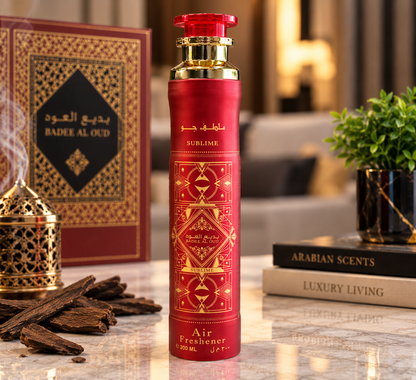 Badee Al Oud Sublime Air Freshener 300ml angled view