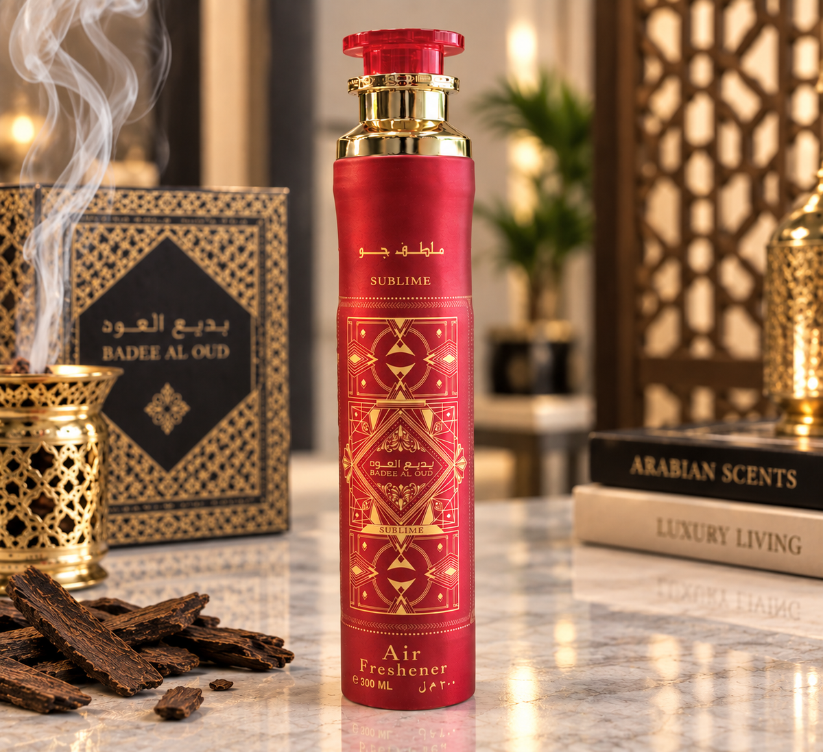 Badee Al Oud Sublime Air Freshener 300ml close-up