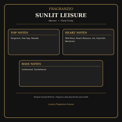 Fragranzio Sunlit Leisure fragrance notes
