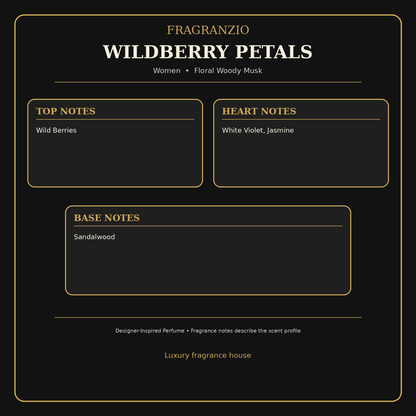 Fragranzio Wildberry Petals fragrance notes